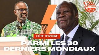 quotLa Côte dIvoire est parmi les 30 derniers mondiauxquot Tidjane Thiam estil devenu garçon face à ADO [upl. by Omiseno]