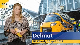 HISTORISCH Eerste reizigers mee met nieuwe Intercity  NS Weekly [upl. by Hiltan]