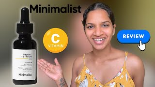 Minimalist Vitamin C  E  Ferulic 16 Face Serum review [upl. by Siobhan]