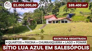 SÍTIO LUZ AZUL 7 ALQUEIRES A VENDA  SALESÓPOLIS sitioavenda [upl. by Ridley]