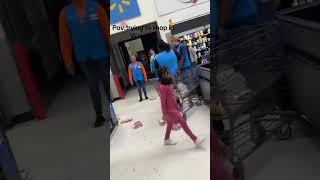 Girl trashes Walmart  shorts [upl. by Nnylyam]