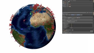 MoGraph Distribution From Texture in Cinema 4D [upl. by Erich666]