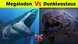 Megalodon Vs Dunkleosteus Who Would Win [upl. by Henigman]