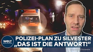 SILVESTERKRAWALLE quotSehr gut vorbereitetquot  Polizei in Deutschland hat Plan [upl. by Ntisuj]