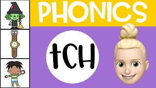 TCH Sound  TCH Trigraph  Phonics for Kids [upl. by Okorih]