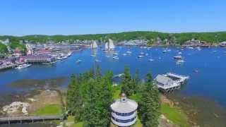 Parade of Sail at Boothbay Harbors Windjammer Days 2015 [upl. by Eremahs]