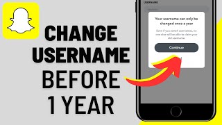 How to Change Snapchat Username Without Waiting 1 Year [upl. by Suiratnod]