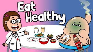 Healthy Food Kids Song  Eat a healthy meal  Yummy Tummy  Mealtime Vegetable Song  Simple Song [upl. by Ttcos]