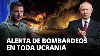 UCRANIA emite ALERTA DE BOMBARDEO ante despegue de AVIONES RUSOS  El Comercio [upl. by Aener]