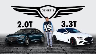 2023 GENESIS G70 20T vs 33T  Which one should you buy [upl. by Spring313]