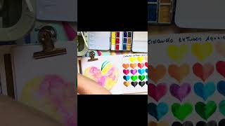 Neue Palette mit Crelando Watercolor artsupplies shorts watercolor [upl. by Gisella]