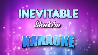 Shakira  Inevitable Karaoke amp Lyrics [upl. by Yrolg79]