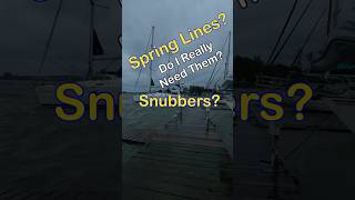 Spring Lines amp Snubbers Do I Really Need Them boatlife greatloop trawler [upl. by Hailahk]