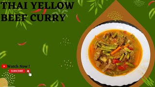 BEST THAI YELLOW BEEF CURRY RECIPE STEP BY STEPbest thai yellow beef curry recipe step by step [upl. by Jala]