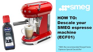 Descale SMEG espresso machine  EASY [upl. by Eelano]