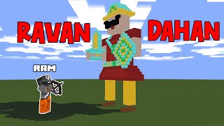 Shree Ram Killed Ravan In Minecraft  Happy Dussehra To All [upl. by Marline]