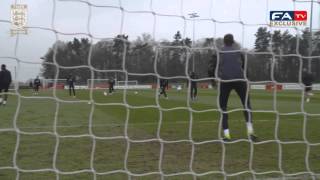 Fantastic Raheem Sterling Goals  England U21s training [upl. by Rother]