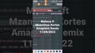 Mshoza ft MzambiyaKortes Amapiano Remix Drop [upl. by Dorrehs]