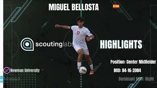 Miguel Bellosta  Center Midfielder  Highlights Video [upl. by Adrell723]