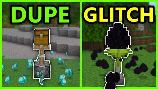 ALL BEST DUPLICATION GLITCHES for 121 MINECRAFT BEDROCK Edition  REALMS amp SERVERS [upl. by Welbie]