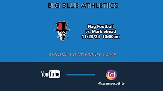 Swampscott vs Marblehead Annual Powderpuff Flag Football Game  11232024 [upl. by Ilil279]