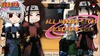 hokage react to uchiha clan Gachalifepart 1 [upl. by Irpac]