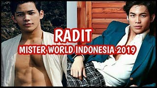 RADIT RESMI MENJADI MISTER WORLD INDONESIA 2019 [upl. by Latreshia]