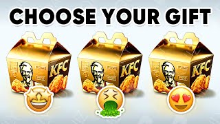 🎁 Choose Your GIFT LUNCHBOX Edition 🍔🍕🍫 🍨 How Lucky Are You Daily Quiz [upl. by Jill]