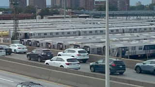 Taking the F train to Kings Highway from Ditmas Avenue then switching to a Coney Island bound f [upl. by Scales716]