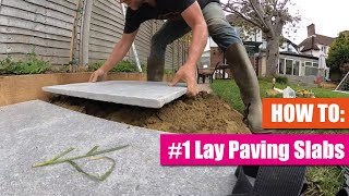 How to Lay Paving Slabs [upl. by Acceb]