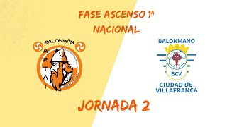 SECTOR A  FASE ASCENSO PRIMERA NACIONAL POIO ARTAI  BALONMANO CIUDAD DE VILLAFRANCA [upl. by Innep]