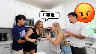 ARGUING IN FRONT OF OUR BOYFRIENDS PRANK [upl. by Fanni]