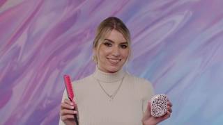 Tangle Teezer  Easy Low Bun Hairstyle tutorial with Lydia [upl. by Norraf251]