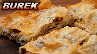 BUREK SA GOTOVIM KORAMA  Osnovni recept čak i za početnike Pita sa mesom [upl. by Nnaylrebmik]