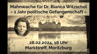 🔴 Live  Moritzburg  Mahnwache für Dr Bianca Witzschel 28022024 [upl. by Player]