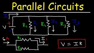 How To Calculate The Current In a Parallel Circuit Using Ohms Law [upl. by Eisoj]