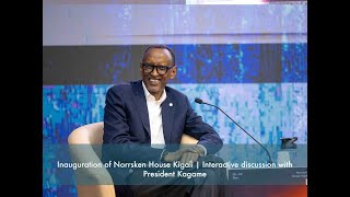 Inauguration of Norrsken House Kigali  Interactive discussion with President Kagame [upl. by Tifanie]