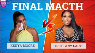 Kenya Moore and Brittany Eadys EXPLOSIVE Altercation Threats Fly [upl. by Irama]