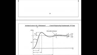 المحاضرة السابعة سيطرة  الجزء الثانيTransientResponse Specifications [upl. by Ferdinande]