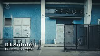 DJ Sotofett  Live at Tresor  Oct 28 2023 [upl. by Theodora]