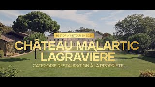 Gold Best Of Wine Tourism 2024 Repas au Château MalarticLagravière for Malartic gastronomic offer [upl. by Mharba]