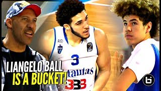 LiAngelo Ball Keeps GETTING BUCKETS Wearing Gelo G3s BBB Tournament Game 2 [upl. by Quinta]