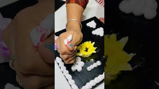 Cake Decoration Basics star nozzle use shorts cake decoration tipsandtricks [upl. by Yremrej]