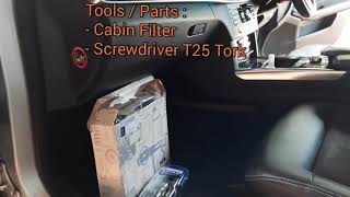 DIY  How to change Cabin AirConditioning Filter on Mercedes W212 [upl. by Feetal]