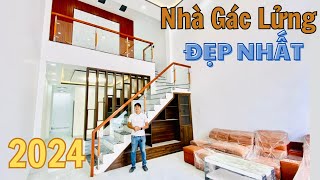 MẪU NHÀ GÁC LỬNG ĐẸP NHẤT 2024  Nhà Đẹp 2024  Nhà Gác Lửng 5 x 20 [upl. by Losiram472]