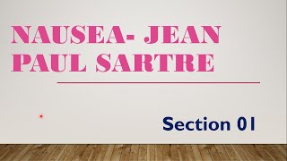 Nausea By Jean Paul Sartre [upl. by Liew]