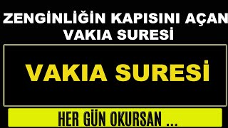 ZENGİNLİĞİN KAPISINI AÇAN VAKIA SURESİ HIZLI OKUMA [upl. by Haimes]