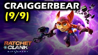 All CraiggerBear Locations UnBEARably Awesome Trophy  Ratchet and Clank Rift Apart Trophy Guide [upl. by Adeline259]