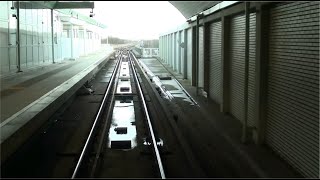 Cab ride metro Rotterdam Spijkenisse De AkkersRotterdam Centraal 20111224 10x versneld [upl. by Ailongam444]