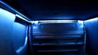 LED Strip Lighting in back of Van Conversion [upl. by Moonier962]